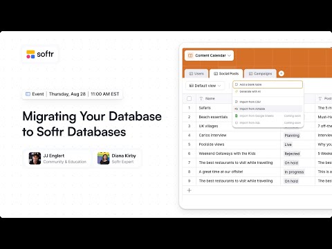 Softr Database Migration: Step-by-Step Guide with Q&A