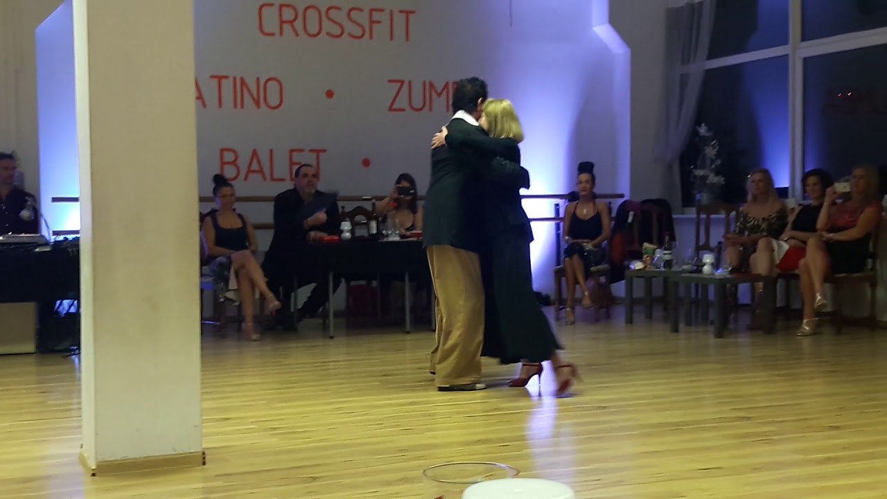 Maestra Ana Maria Schapira i Ryszard Musiał tango Estampa Federal   51 Para Todos