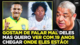 O FUTURO DA SELEÇÃO? VAMPETA SAI EM DEFESA DE VITOR ROQUE E ENDRICK