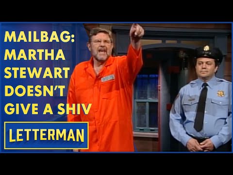 CBS Mailbag: Martha Stewart Is Here And She's Pissed Off | Letterman