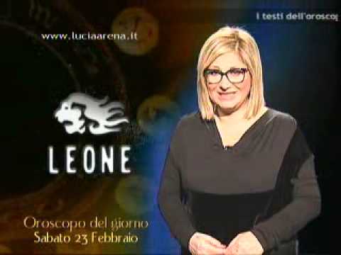 Oroscopo sabato 23 febbraio 2013 di Lucia Arena