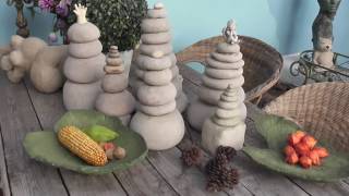 Beton giessen, DIY, Gartenstehlen, Gartendeko, Skulptur