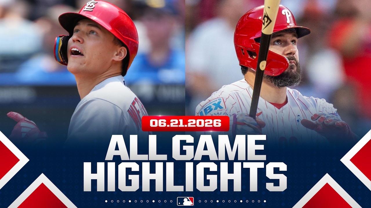 Highlights from ALL GAMES on 6/21 (POTENTIAL CATCH OF THE YEAR, Schwarber homers AGAIN & MORE)