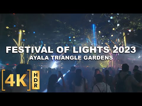 The Best Christmas Light Show in Makati! Festival of...