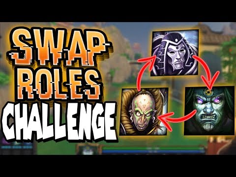 Smite: THE SWAP ROLES CHALLENGE - 3v3 Joust - CAN I GET THE ONE SHOT?