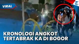 Kronologi Angkot Tertabrak Kereta Barang di Gunungputri Bogor, Sopir Tewas di Perlintasan