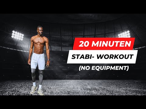 20 MIN | RANDY MANU FULL BODY STABI-WORKOUT | by Focused Plyrs | Stabilisationsübungen für Fußballer