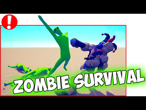 TABS - Which Tournament Contestant Will Survive Longer in Zombie Survival Mode? - MODS GAMEPLAY