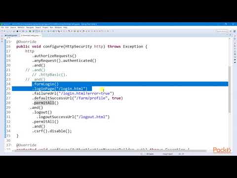 Modern Java Web Applications Spring Boot 2x Securing App Using Spring Security 5 2 | packtpub com