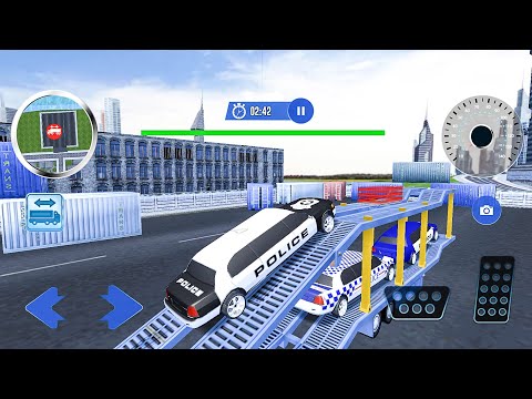Transfer Police Limousines by Truck and Helicopter | Gameplay Android