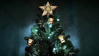 Sada vánočních dřevěných 3D ozdob CARINA 3ks