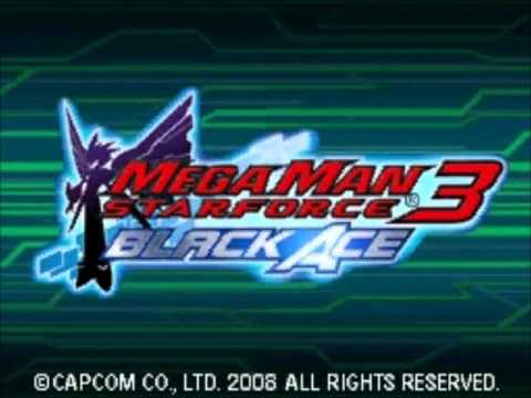 Mega Man Starforce 3: Black Ace- Title Screen