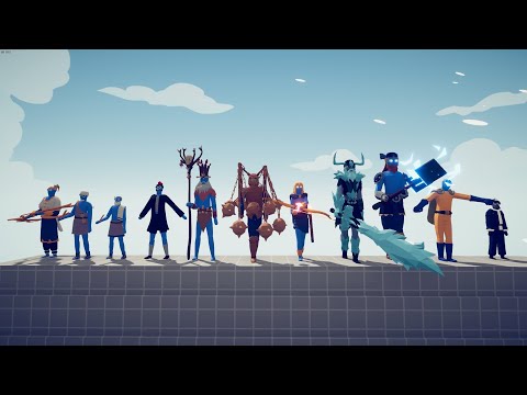 ALL MODDED UNITS TOURNAMENT Totally Accurate Battle Simulator TABS