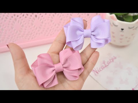 Laço Milena 2 na fita 05 - FÁCIL E ECONÔMICO #diy #pap #ribbon #bow