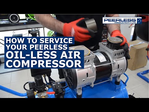 Servicing your Peerless Products Oil-less Air Compressor