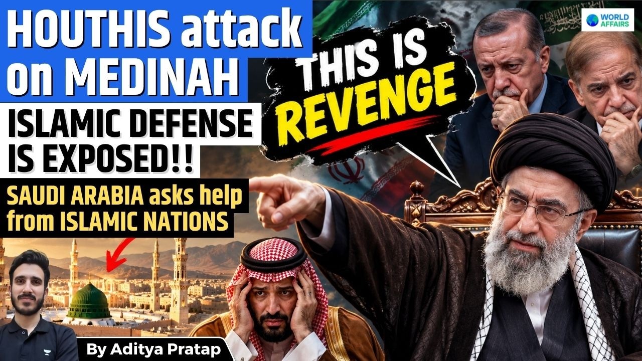 After Mecca, Now Medina? Saudi Arabia Accuses Houthis | Houthi Attack Explained