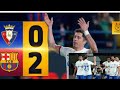 HIGHLIGHTS I OSASUNA 0 vs 2 FC BARCELONA | SPANISH SUPERCUP 🔵🔴sport channel#sky sport news