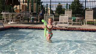 Videos of Malia swimming