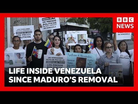'Don't be fooled' by Venezuela prisoner release pledge, warns son of jailed politician | BBC News