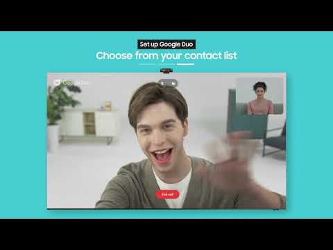 How to use video call with Google Duo on Neo QLED | Samsung