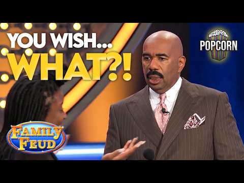 Make A Wish! Honest Wish Answers Steve Harvey Wasn't Ready For! | Family Feud