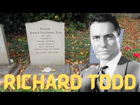 RICHARD TODD famous graves celebrity graves