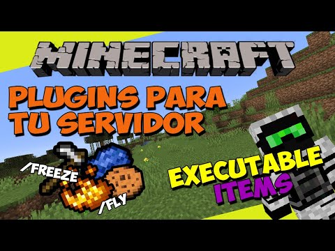 PLUGINS for your Minecraft SERVER - EXECUTABLEITEMS (Commands and Actions on Items!)