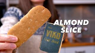 Almond Slice Refrigerator Cookie Recipe - The Old Cookbook Show