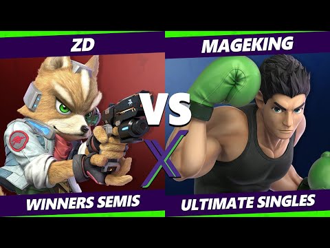 S@X 354 Onine Winners Semis - ZD (Fox, Wolf) Vs. Mageking (Robin, Little Mac) Smash Ultimate - SSBU
