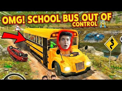School Bus Out of Control!! 🚍💥