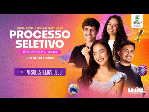 Pós-graduação PS 2026.1 - Edital em Libras