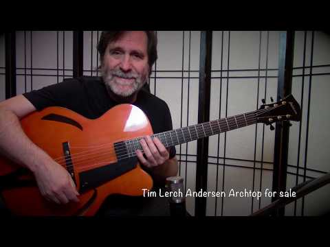 Steve Andersen archtop 17" custom early 2000s - gloss image 9