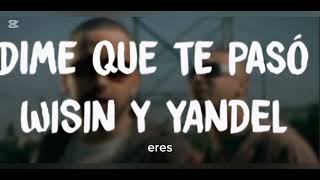Wisin &amp; Yandel – Dime Qué Te Pasó | Reguetón