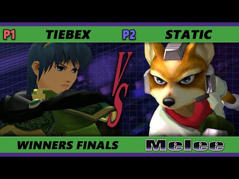 S@X 448 Winners Finals - Static (Fox) Vs. tiebex (Marth) Smash Melee - SSBM