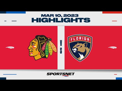 NHL Highlights | Blackhawks vs. Panthers -  March 10, 2023
