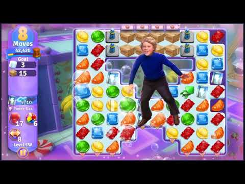 Wonka's World of Candy Level 558 - NO BOOSTERS + FULL STORY 🍫 | SKILLGAMING ✔️