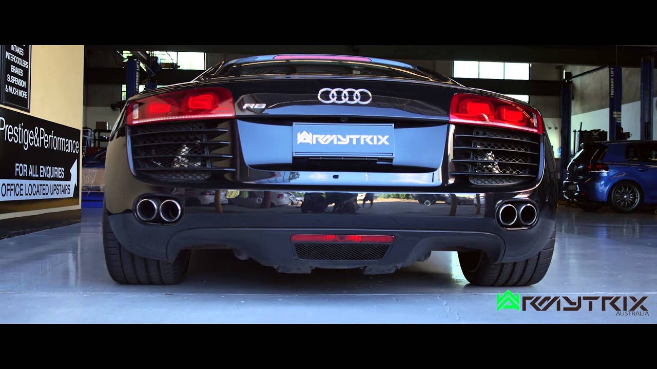 Audi R8 V8 x Titanium Performance Valvetronic Exhaust by Armytrix Australia