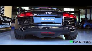 Audi R8 V8 x Titanium Performance Valvetronic Exhaust by Armytrix Australia