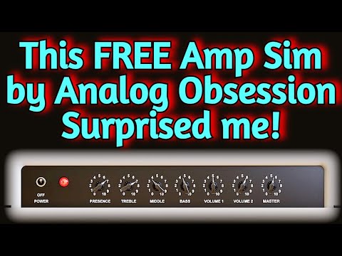FREE AMP SIM for Rock & Metal GUITAR Tone - Vst Plugin by ANALOG OBSESSION - Amper 2.0 Review