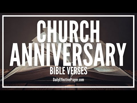 Bible Verses On Church Anniversary | Scriptures For a Church Anniversary (Audio Bible) Video