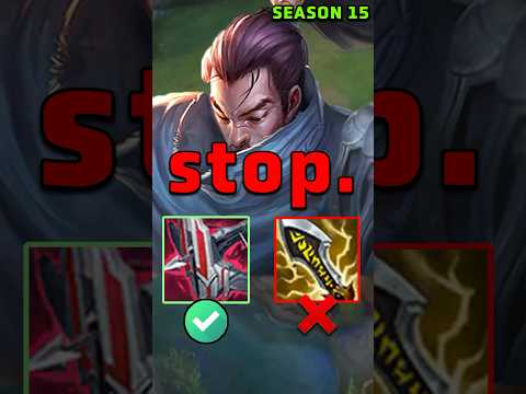 STOP Building Yasuo Wrong - Season 15 Yasuo Build #leagueoflegends