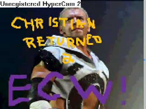 CHRISTIAN CAGE JUST RETURNED TO WWECW!!!!!!!!!!!!