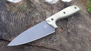 Off-Grid Knives Sierra VS. Bottles (Tactical Chef's Knife?), And Overview, Sandvik Steel, ($67)