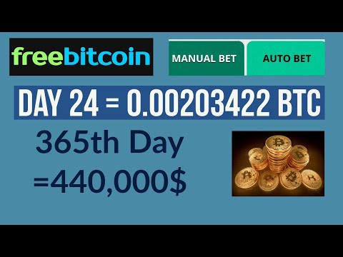 DAY 24 TARGET 0.00203422 BTC 47 BTC IN 365 DAYS | 3% CONCEPT FREEBITCO.IN BITMINORS |