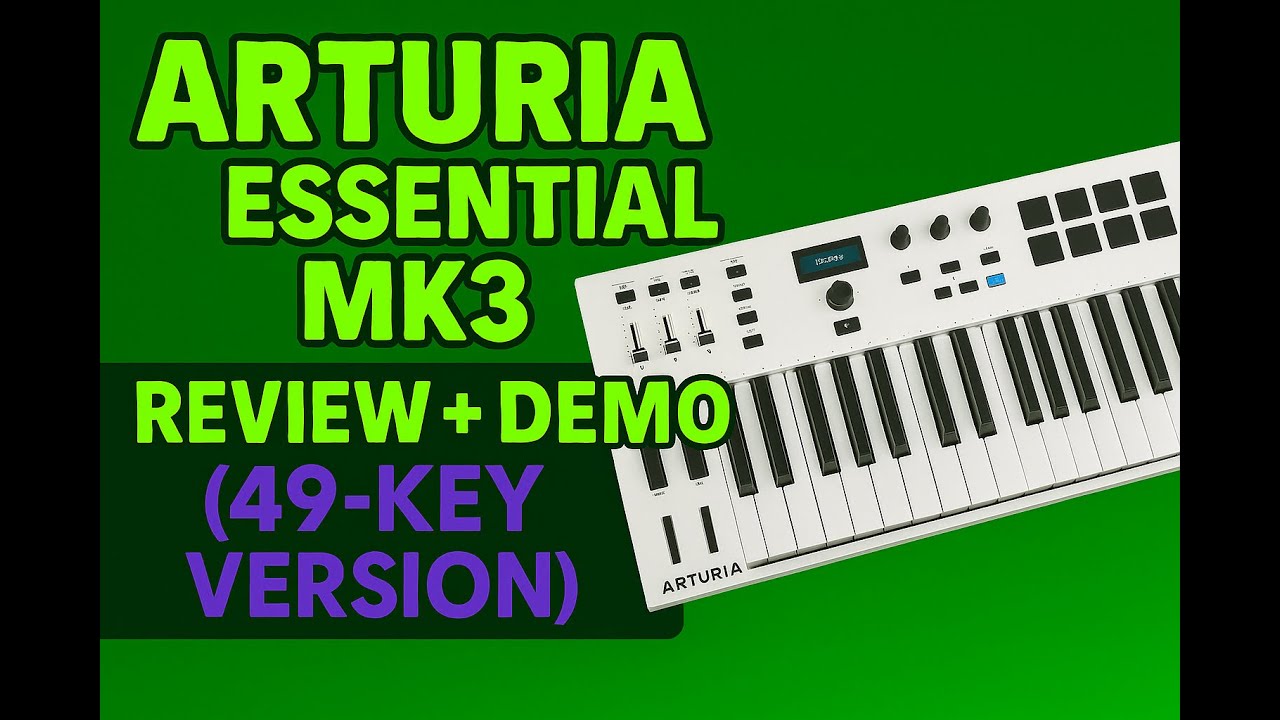 Arturia KeyLab Essential mk3 Review + Demo (49-Key Version)