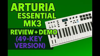 Arturia KeyLab Essential mk3 Review + Demo (49-Key Version)