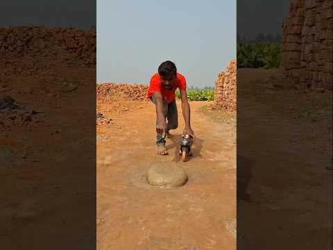 Storage of small motorcycle.