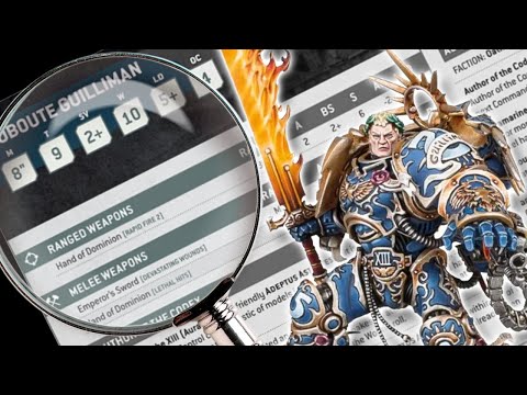 Roboute Guilliman Space Marine - DATASHEET REVEAL - 40k 10th Edition