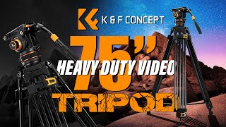 Smooth. Strong. Cinematic. The Tripod You Didn’t Know You Needed | K&F Concept