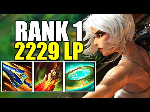 How Rank 1 2229 LP Riven Made Challenger Lobby Look Like Masters Elo